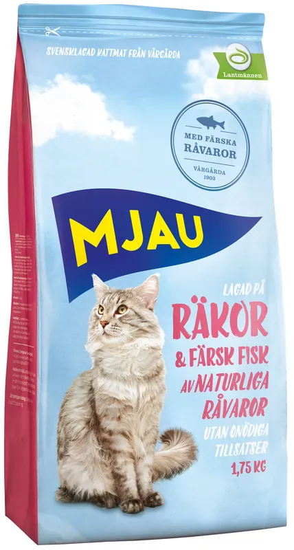 Torrfoder för katt med Räkor 1,75kg - Extra rabatt