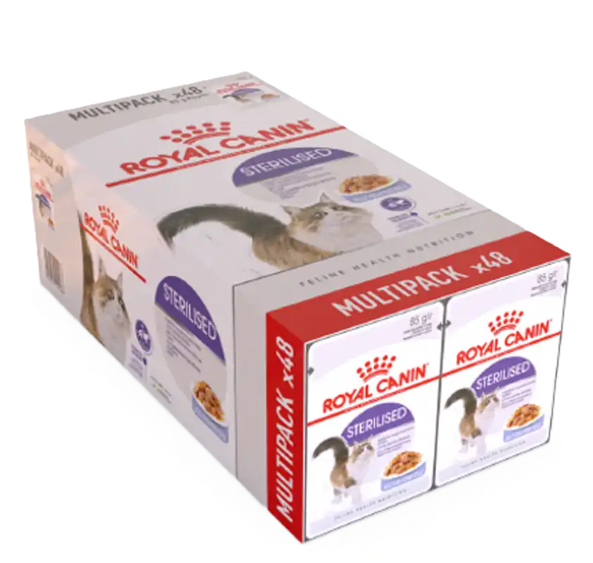 Feline Sterilised Jelly Multipack x 48 | Gratis retur