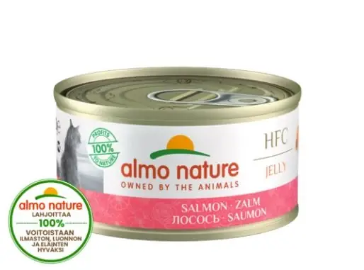 Almo Nature HFC Jelly Lax 70 g våtfoder för katter - Erbjudande