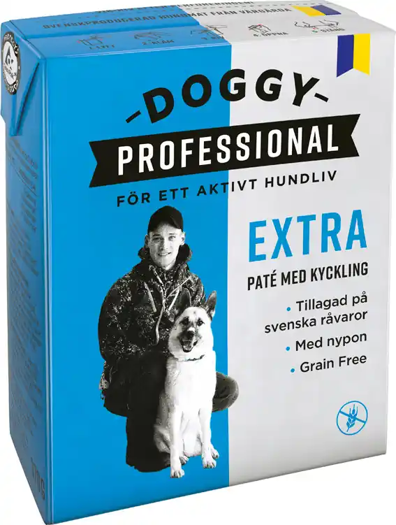 Professional Extra Paté med Kyckling Hundfoder - 16 x 370 g - Utförsäljning
