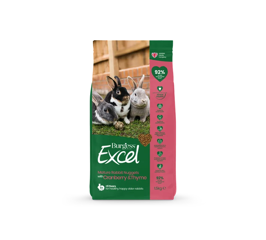 Rabatt | Excel Kaninfoder för Seniora Kaniner - 1,5 kg
