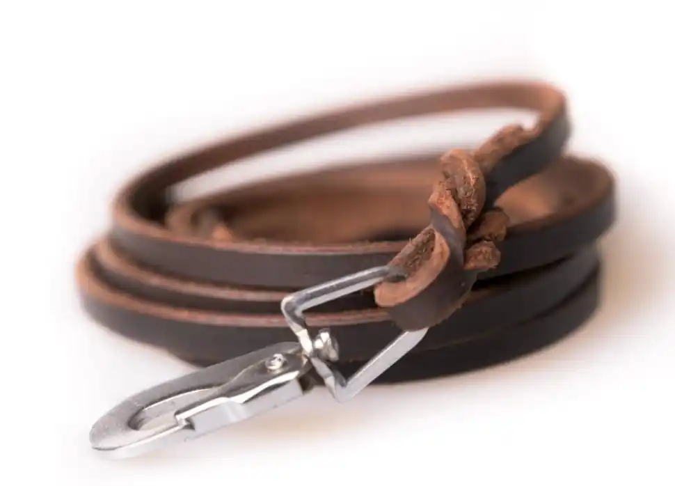 Erbjudande - Leather Leash - S / Brown