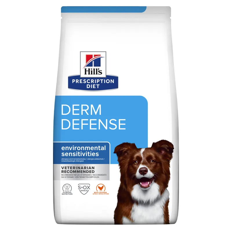 Prescription Diet Derm Defense Torrfoder med Kyckling Hundfoder - 1,5 kg - Mycket populär