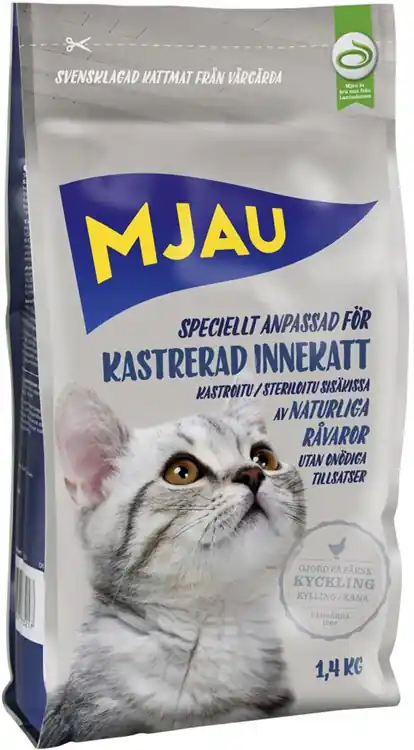 Ta chansen | Torrfoder med Kyckling till Kastrerad Innekatt - 1,4 kg