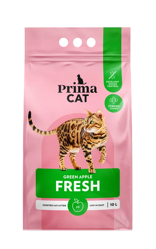 Extra Fräsch Kattsand Äppeldoft - 5 l - Nytt lägre pris