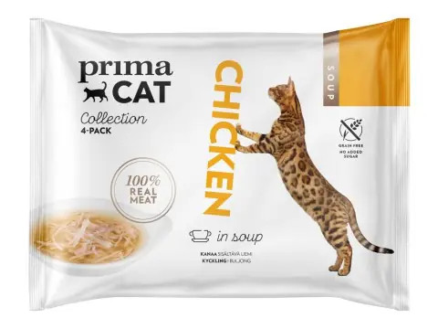 Våtfoder Katt Kyckling i Buljong - 4 x 40 g - Spara mer