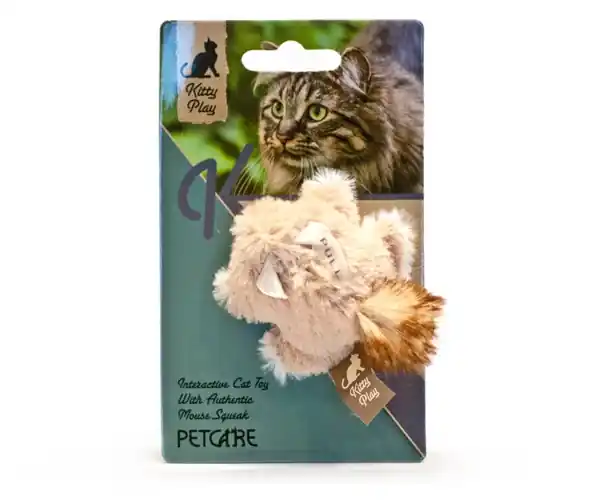 Kitty Play Squeaking Squirrel - Pipande Ekorre | Nyligen tillagt