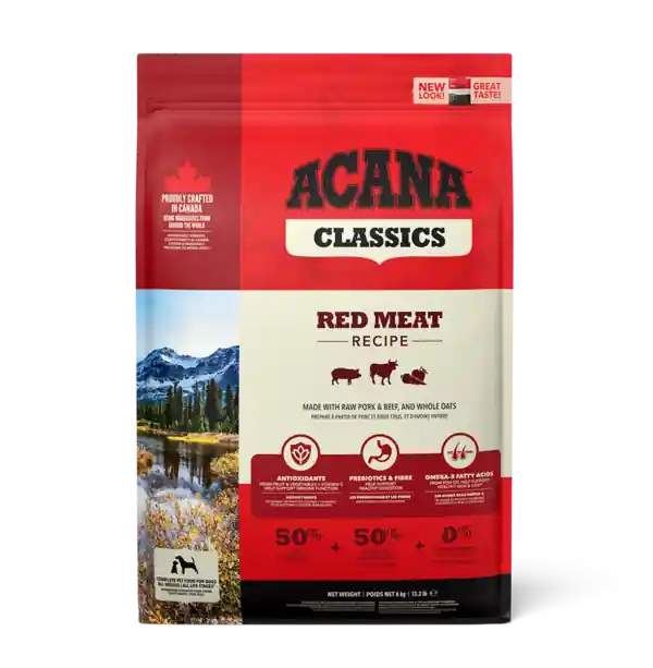 Classic Red Hundfoder - 9,7 kg - Passa på nu