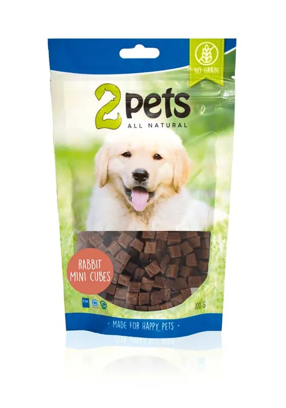 Rabbit Minicubes hundgodis - 100 g | Rea