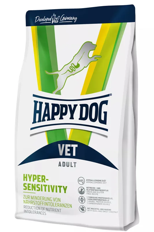 Precis inkommet - Vet Diet Hypersensitivity Torrfoder till Hund - 4 kg