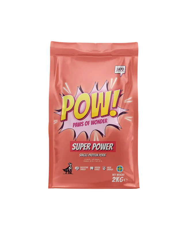 Dog Super Power Torrfoder för Arbetande Hundar - 2 kg - Bara denna vecka