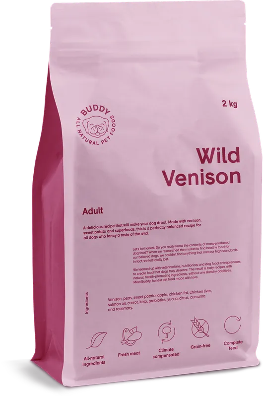 Fyndpris - Wild Venison Torrfoder för Hund - 5 kg