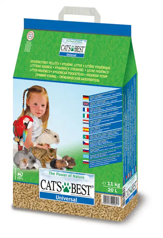 Professionell kvalitet - Universal kattströ - 11 kg/20 L