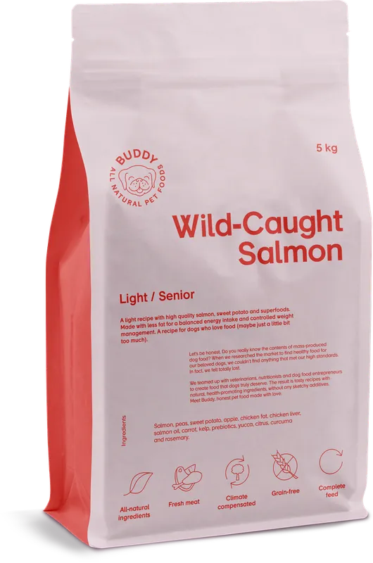 Smidig beställning - Wild Caught Salmon Torrfoder för Hund - 5 kg