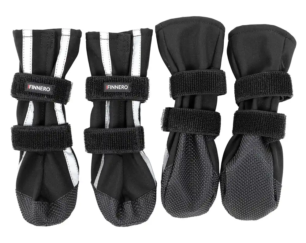 Beställ direkt - Halla Softshell Booties Hundsko 4-pack - M