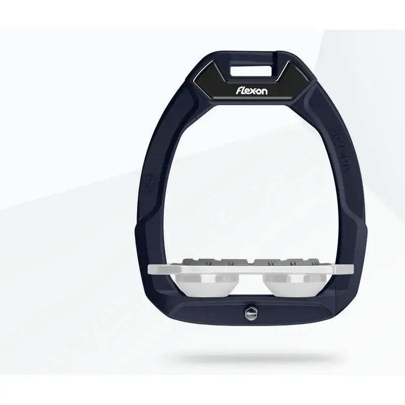 Säkerhetsstigbyglar Platt Grepp Aluminium/Grå/Vit Flex-On Safe-On | Passa på