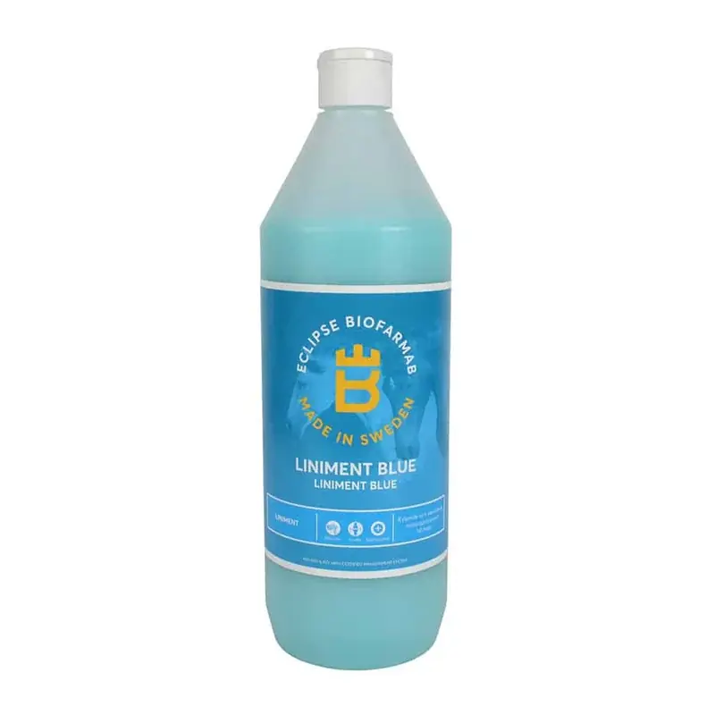 Liniment 1000ml – Blue – Dubbelverkande – ECLIPSE BIOFARMAB – 6-pack | Så länge lagret räcker
