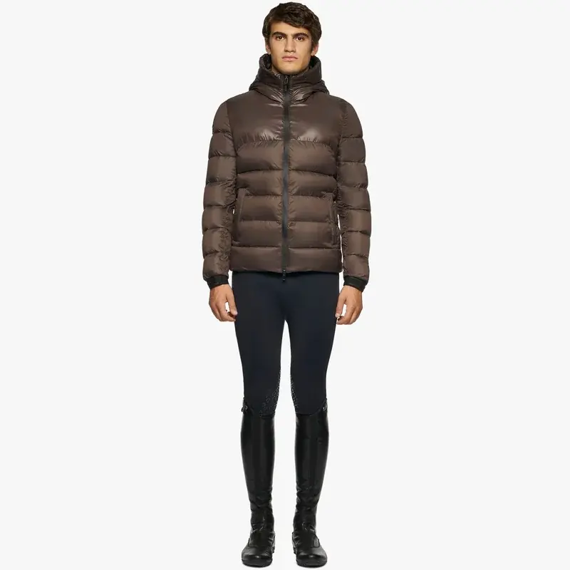 JACKA PUFFER SHINY/MATTE BROWN | Prisnedsättning