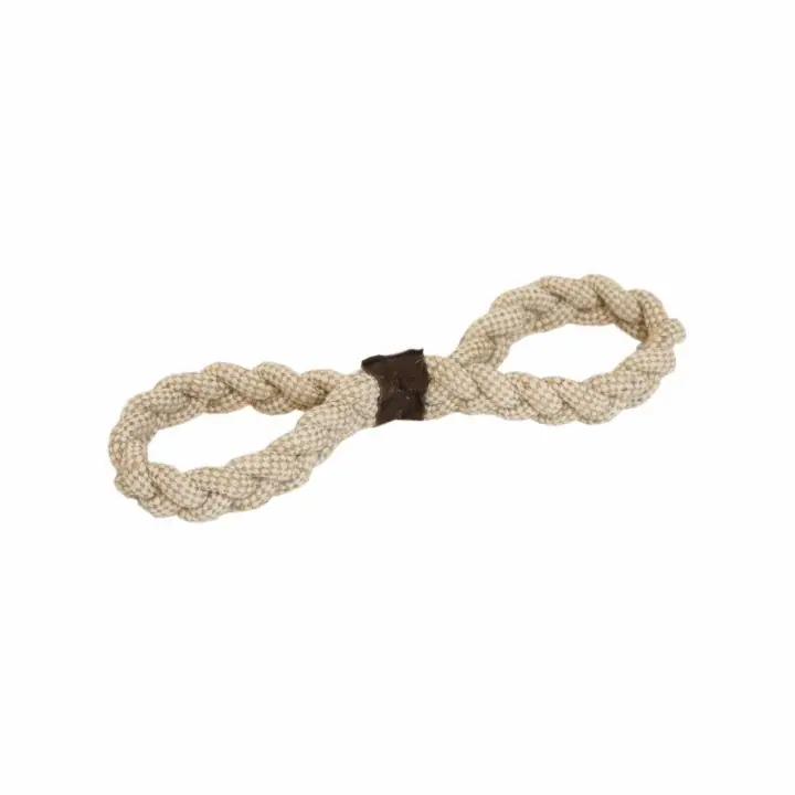 Hundleksak Cotton Rope Beige - Gratis retur