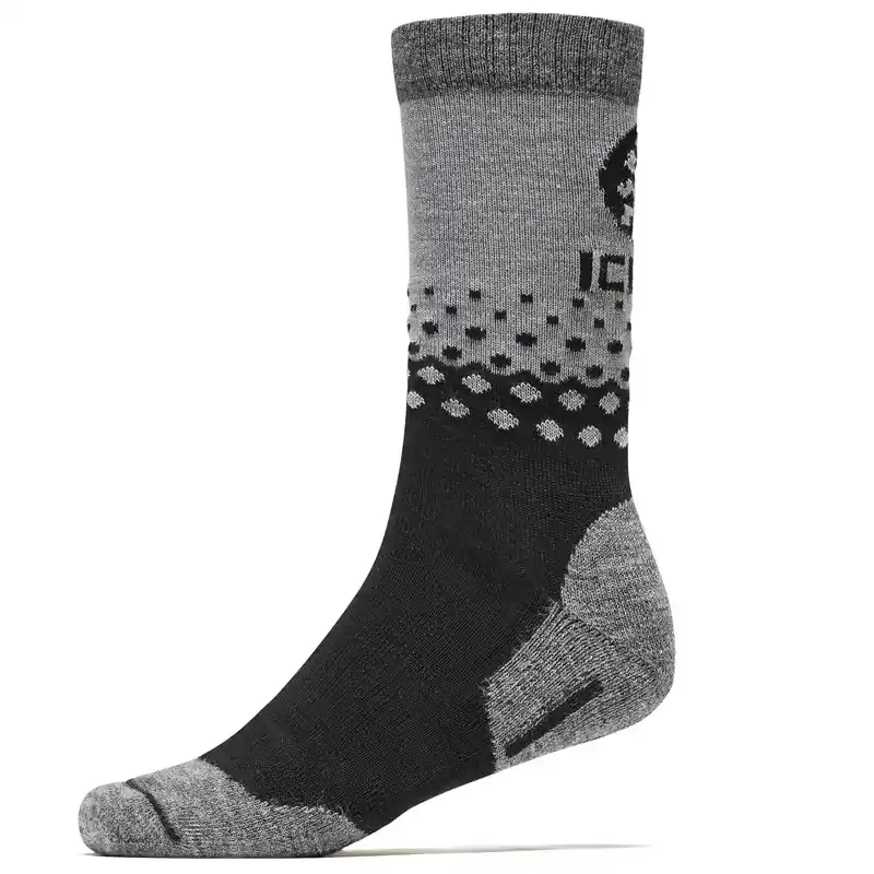 Warm Wool Sock – Svart/Grå - Ta chansen