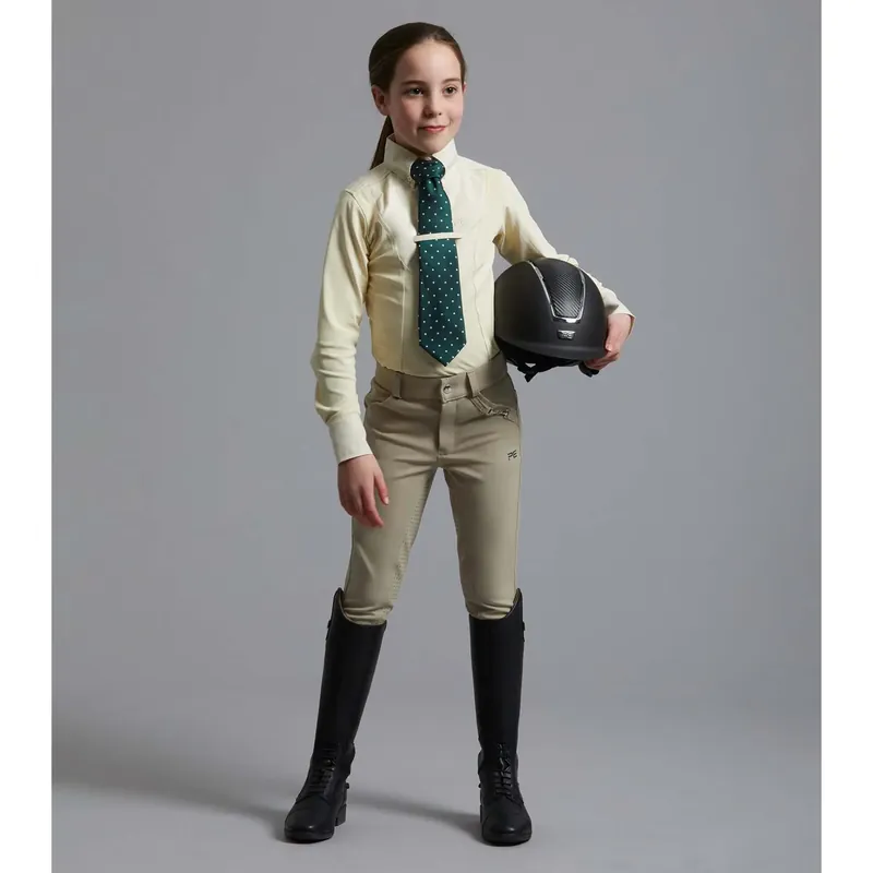 Tävlingsridskjorta för flickor Premier Equine Tessa - Endast idag