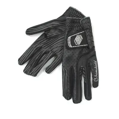 Gloves Swarovski Black - Klar att skickas