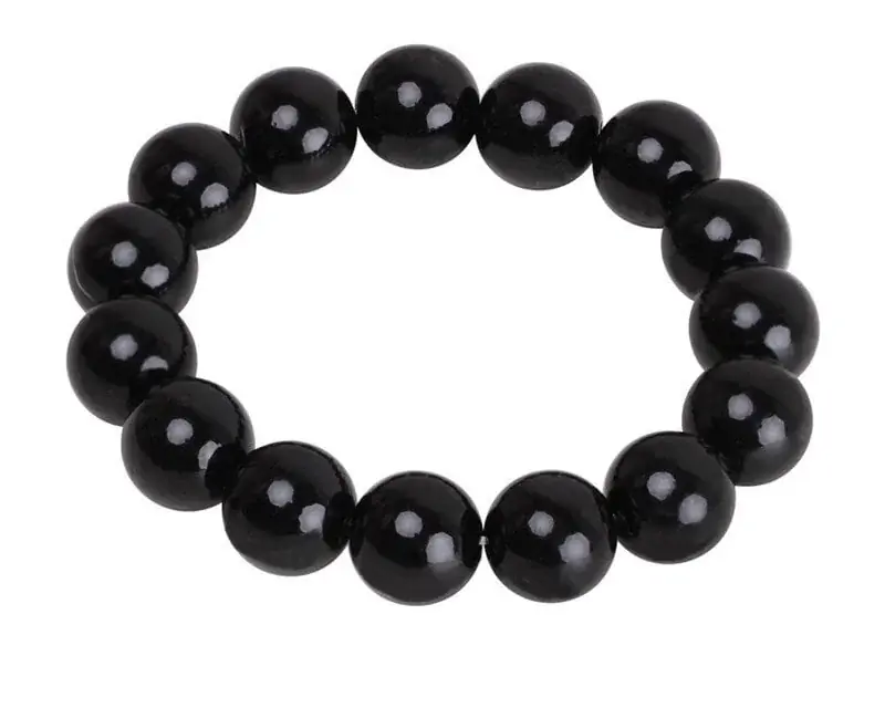 Large Pearl Scrunchie – Svart | Passa på nu