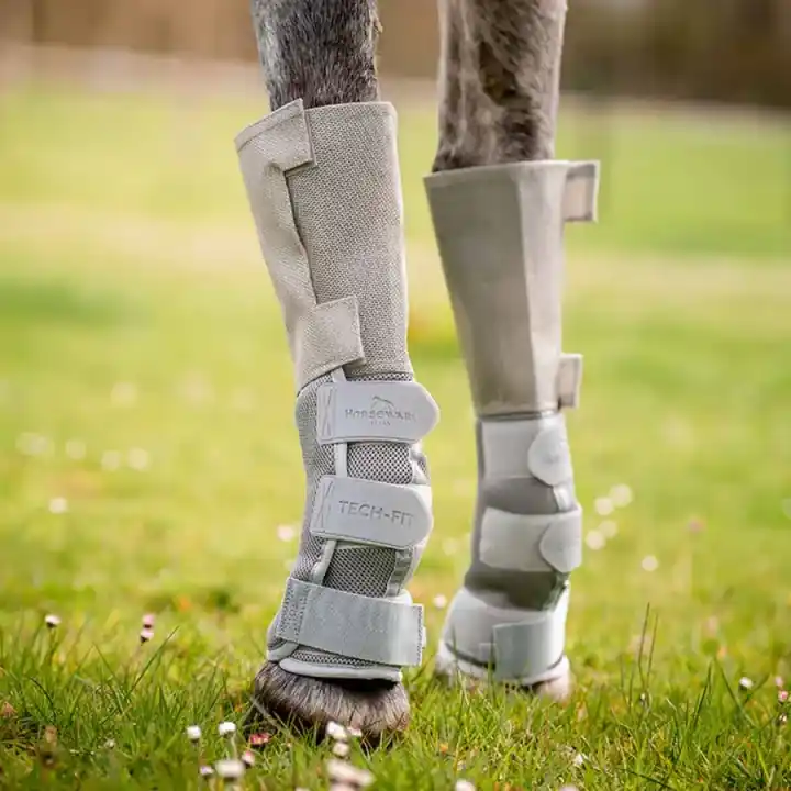 Flugskydd Rambo Tech Fit Flyboot Silver | Smidig beställning