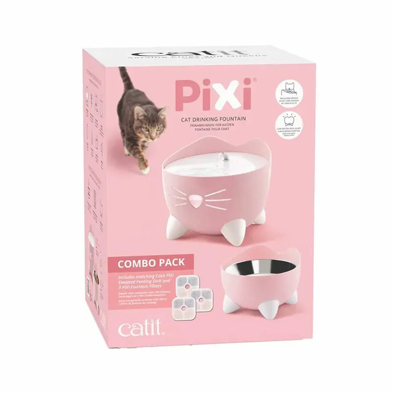 Vattenfontän för djur Catit Pixi Combo Kit - Bästa pris