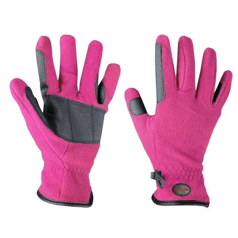 Premiumkvalitet - Fleecehandskar Red Horse